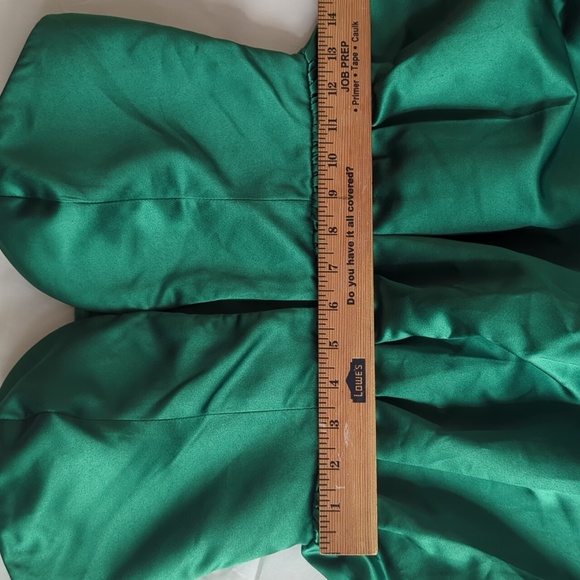 ASOS Collective the Label exclusive plunge structured puffball mini dress - Picture 8 of 12